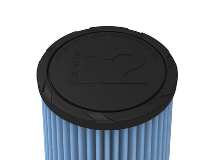 Universal Clamp-On Air Filter w/ D2 Dura-Dry Media 4-1/2 Inch F x 6 Inch B x 4-3/4 Inch T aFe Power-13