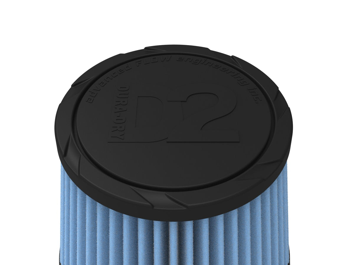 Universal Clamp-On Air Filter w/ D2 Dura-Dry Media 4-1/2 Inch F x 6 Inch B x 4-3/4 Inch T aFe Power-8