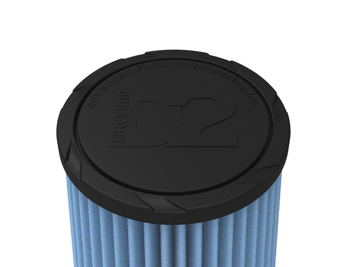 Universal Clamp-On Air Filter w/ D2 Dura-Dry Media 4-1/2 Inch F x 6 Inch B x 4-3/4 Inch T aFe Power-3