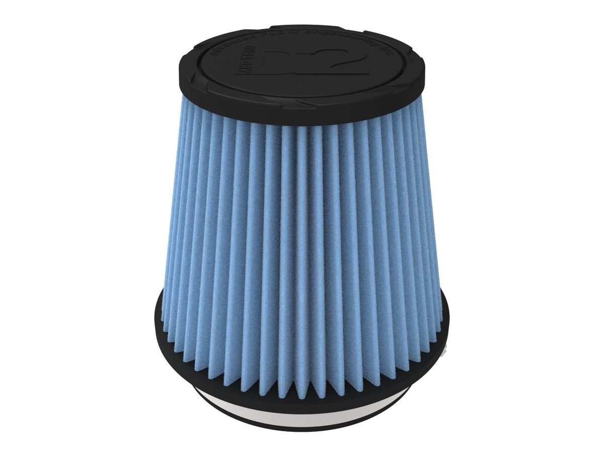 Universal Clamp-On Air Filter w/ D2 Dura-Dry Media 5 Inch F x 6-1/2 Inch B x 4-3/4 Inch T aFe Power