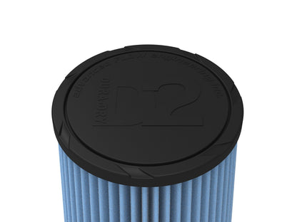 Universal Clamp-On Air Filter w/ D2 Dura-Dry Media 6 Inch F x 7-1/2 Inch B x 5-1/2 Inch T aFe Power-3