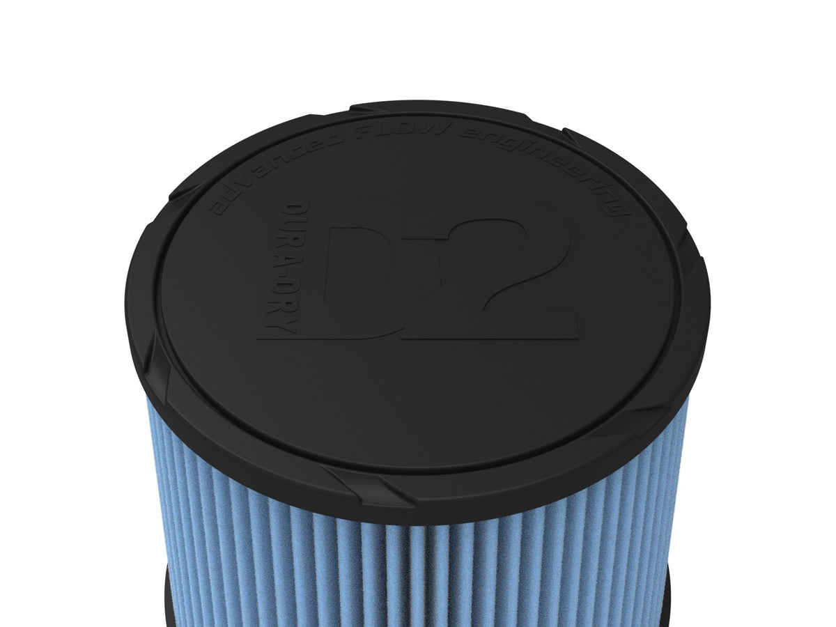 Magnum Force Intake Replacement Air Filter w/ D2 Dura-Dry Media 3-7/8 Inch F x 8 Inch B x 7 Inch T x 6-3/4 Inch H aFe Power-3