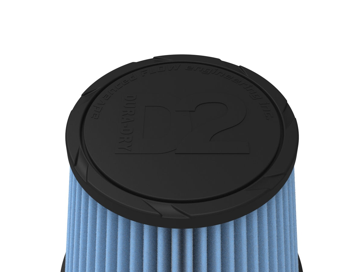Magnum Force Intake Replacement Air Filter w/ D2 Dura-Dry Media 4 Inch F x 8 Inch B x 5-1/2 Inch T x 7 Inch H aFe Power-3