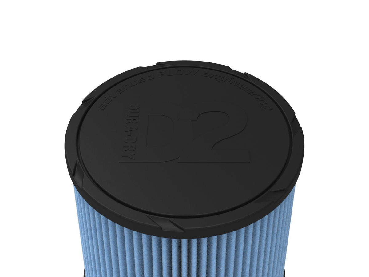 Magnum Force Intake Replacement Air Filter w/ D2 Dura-Dry Media 3-7/8 Inch F x 8 Inch B x 7 Inch T x 8 Inch H aFe Power-3