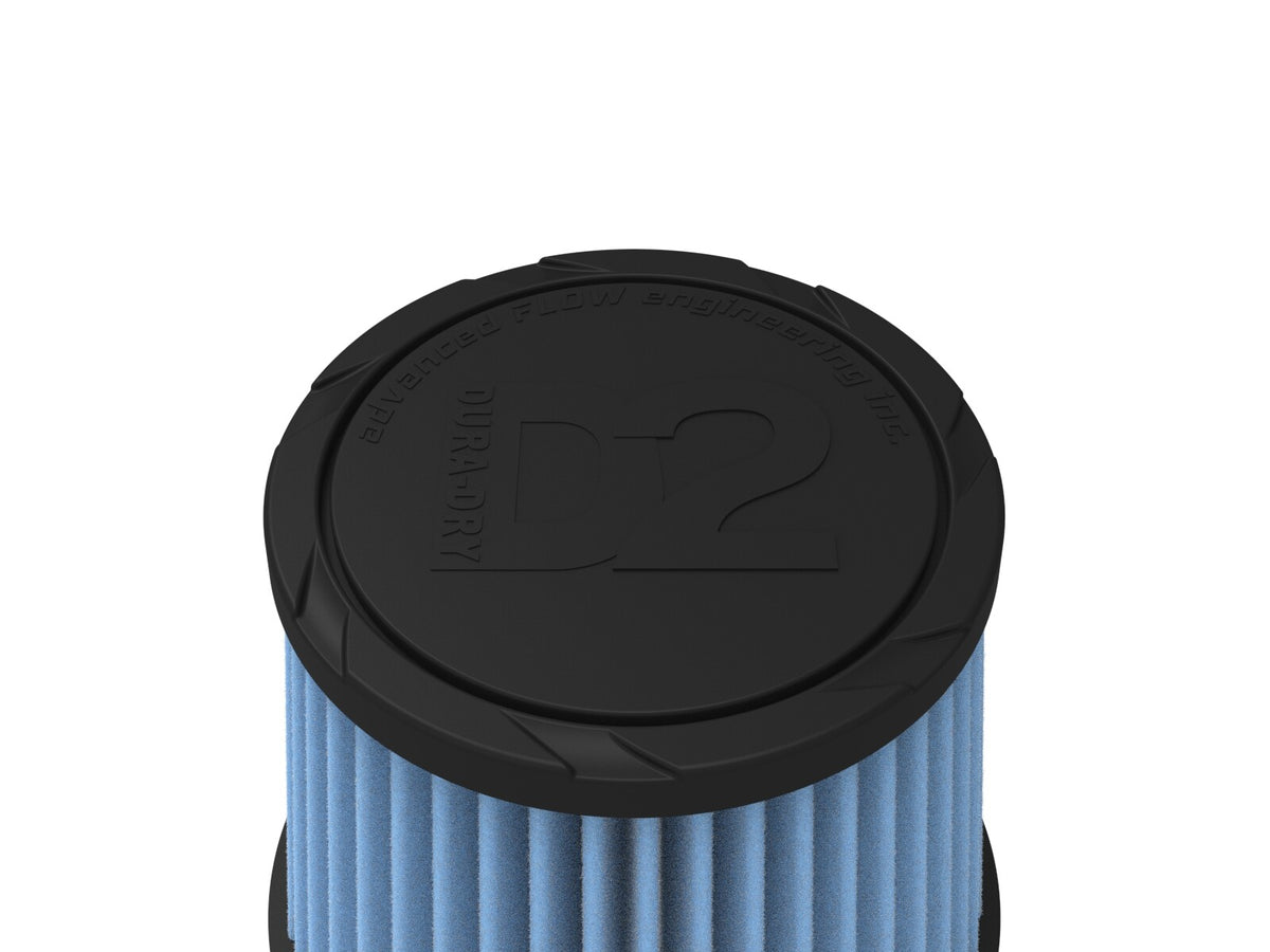 Magnum Force Intake Replacement Air Filter w/ D2 Dura-Dry Media 2-3/4 Inch F x 6 Inch B x 4-3/4 Inch T x 5 Inch H aFe Power-3