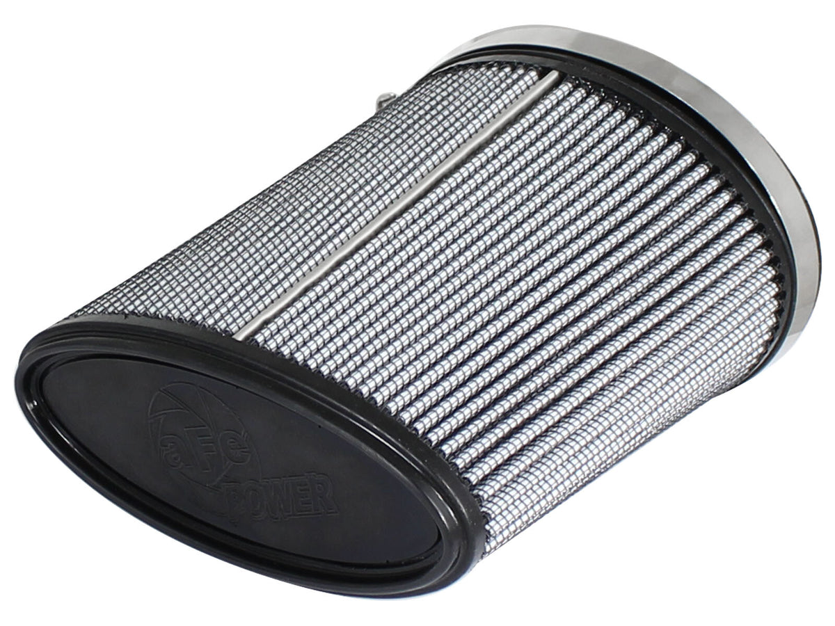 Magnum Force Intake Replacement Air Filter w/ Pro Dry S Media (3-1/4x6-1/2) Inch F x (3-3/4x7) Inch B x (7x3) Inch T x 6-1/2 Inch H aFe Power-1
