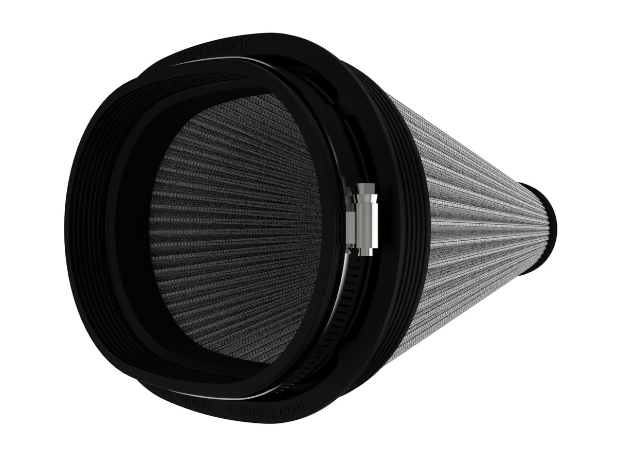 Momentum Intake Replacement Air Filter w/ Pro Dry S Media (7-3/4x5-3/4) Inch F x (9x7) Inch B x (6x2-3/4) Inch T x 9-1/2 Inch H aFe Power-1
