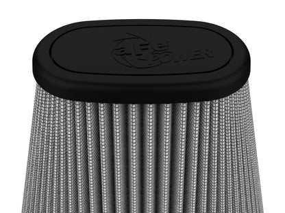 Momentum Intake Replacement Air Filter w/ Pro Dry S Media (7-3/4x5-3/4) Inch F x (9x7) Inch B x (6x2-3/4) Inch T x 9-1/2 Inch H aFe Power-3