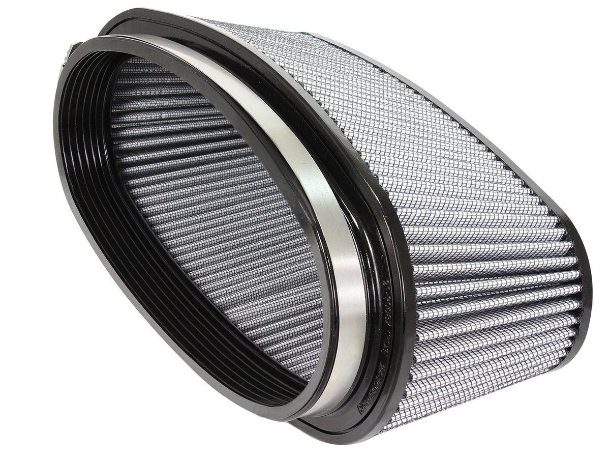 Magnum Force Intake Replacement Air Filter w/ Pro Dry S Media (11-3/8x4) Inch F x (14x5-1/2) Inch B x (12x3-1/2) Inch T x 5 Inch H aFe Power-1