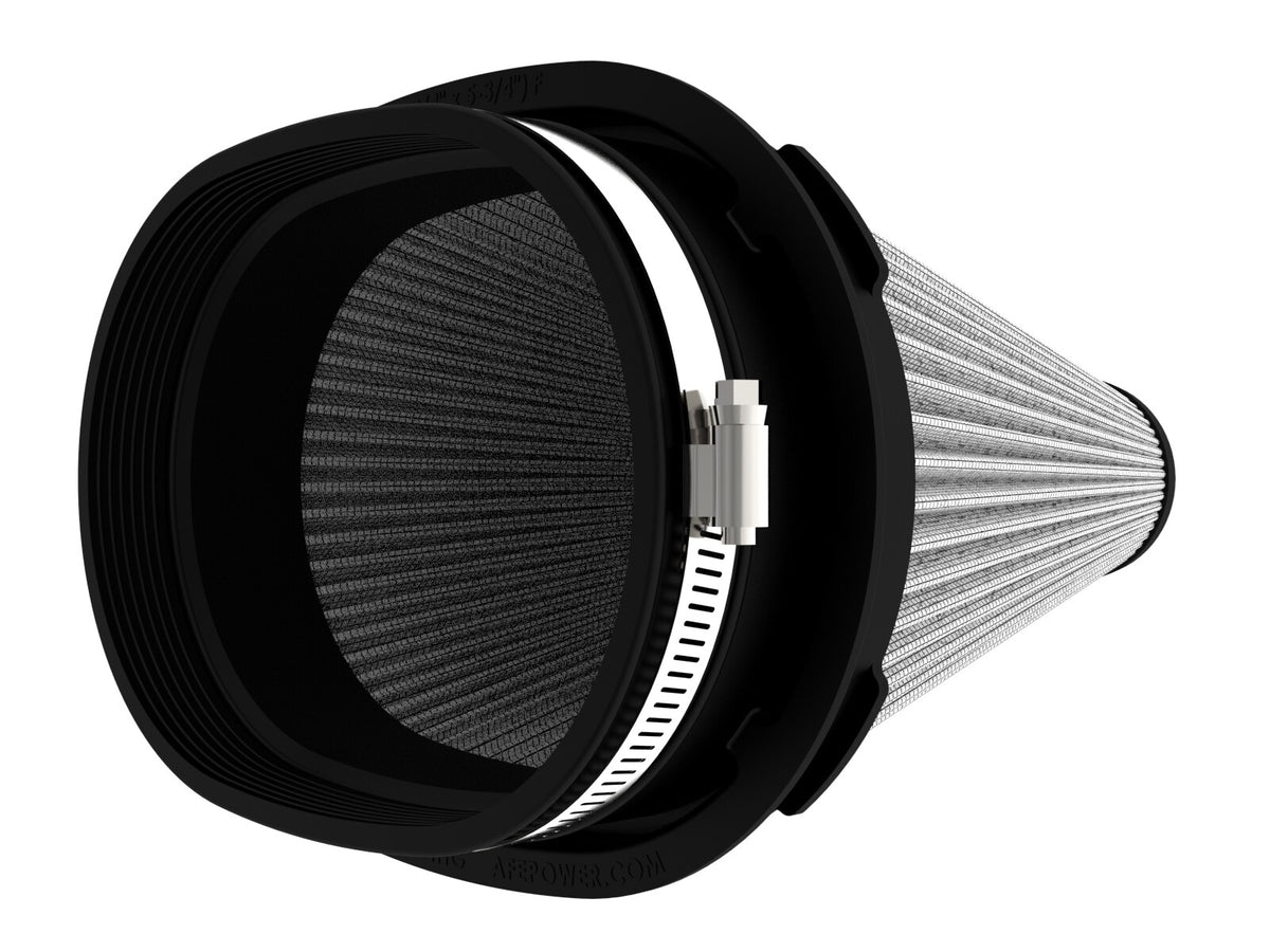 Momentum Intake Replacement Air Filter w/ Pro Dry S Media (7-3/4x5-3/4) Inch F X (9x7) Inch B X (6x2-3/4) Inch T X 8-1/2 Inch H aFe Power-1