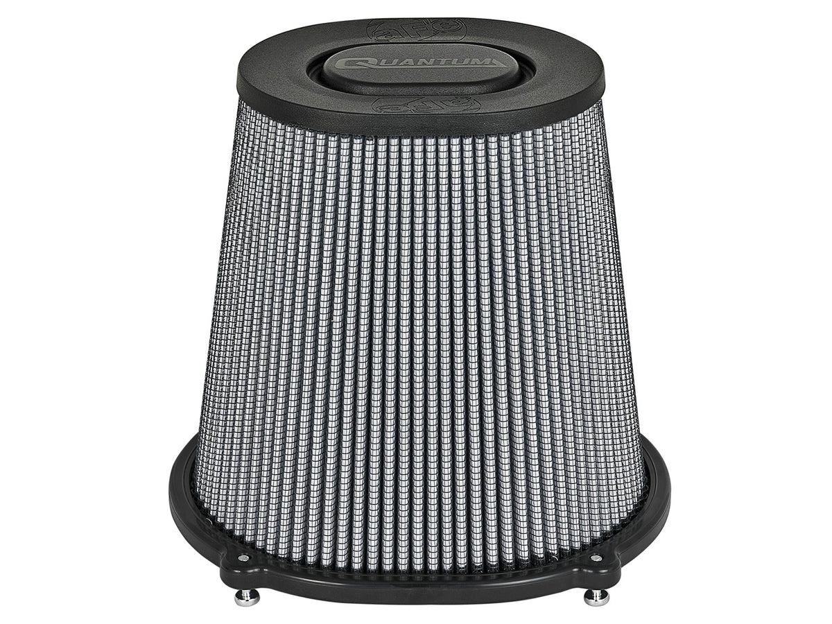 Quantum Intake Replacement Air Filter w/ Pro Dry S Media 5 Inch F x (10x8-3/4) Inch B x (6-3/4x5-1/2) Inch T x 9 Inch H aFe Power