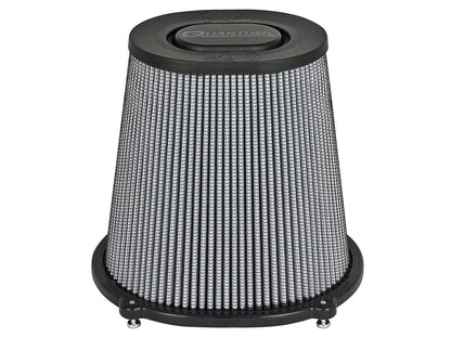Quantum Intake Replacement Air Filter w/ Pro Dry S Media 5 Inch F x (10x8-3/4) Inch B x (6-3/4x5-1/2) Inch T x 9 Inch H aFe Power