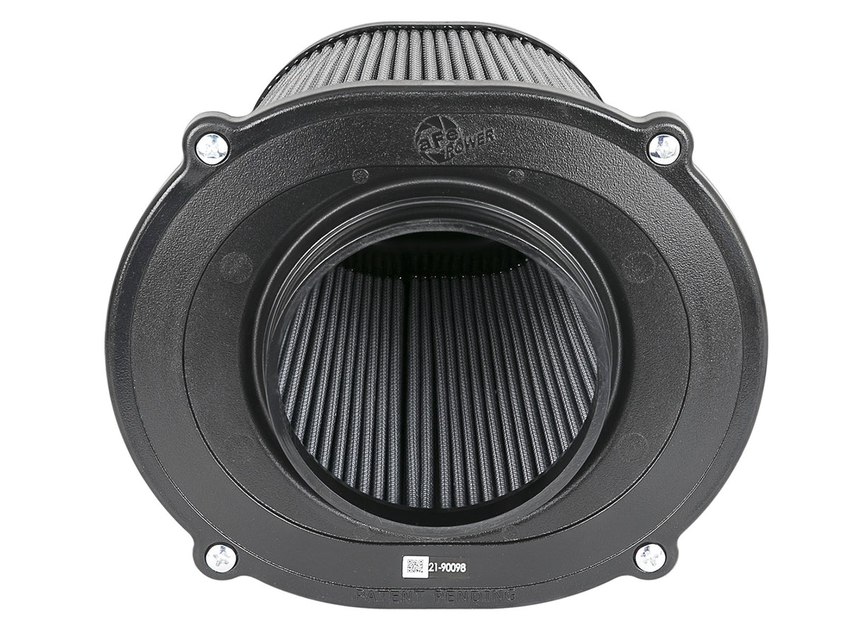 Quantum Intake Replacement Air Filter w/ Pro Dry S Media 5 Inch F x (10x8-3/4) Inch B x (6-3/4x5-1/2) Inch T x 9 Inch H aFe Power-2