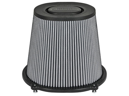 Quantum Intake Replacement Air Filter w/ Pro Dry S Media 5 Inch F x (10x8-3/4) Inch B x (6-3/4x5-1/2) Inch T x 8 Inch H aFe Power