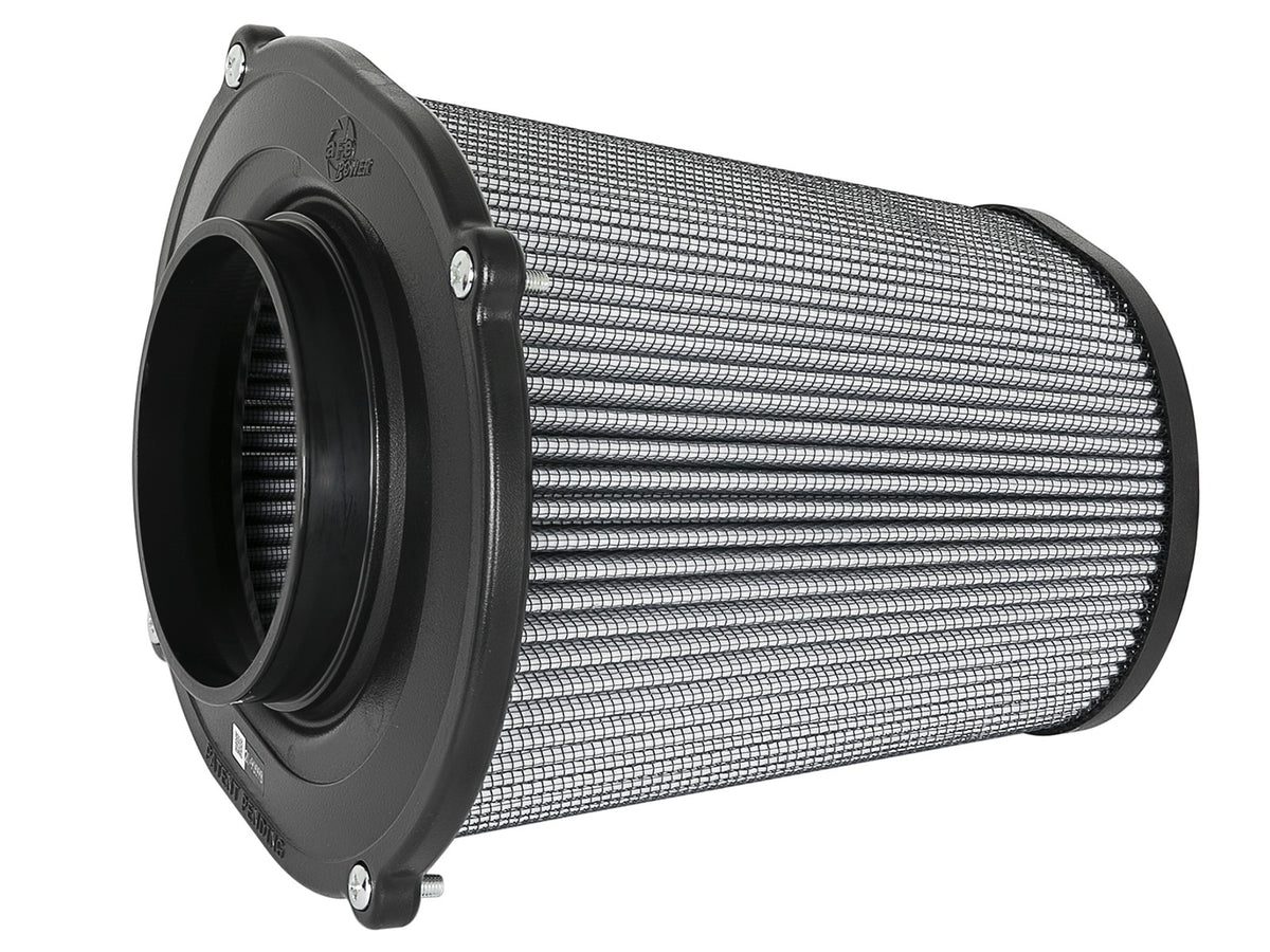 Quantum Intake Replacement Air Filter w/ Pro Dry S Media 5 Inch F x (10x8-3/4) Inch B x (6-3/4x5-1/2) Inch T x 8 Inch H aFe Power-1