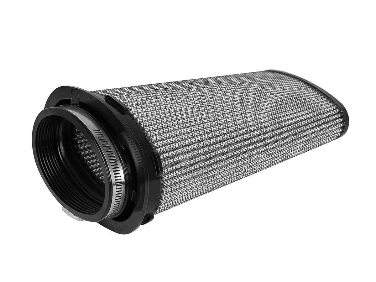Momentum Intake Replacement Air Filter w/ Pro Dry S Media (Pair) (5x2-1/4) Inch F (6-1/4x3-3/4) Inch B (5-1/4x2-1/4) Inch T x 11 Inch H aFe Power-1