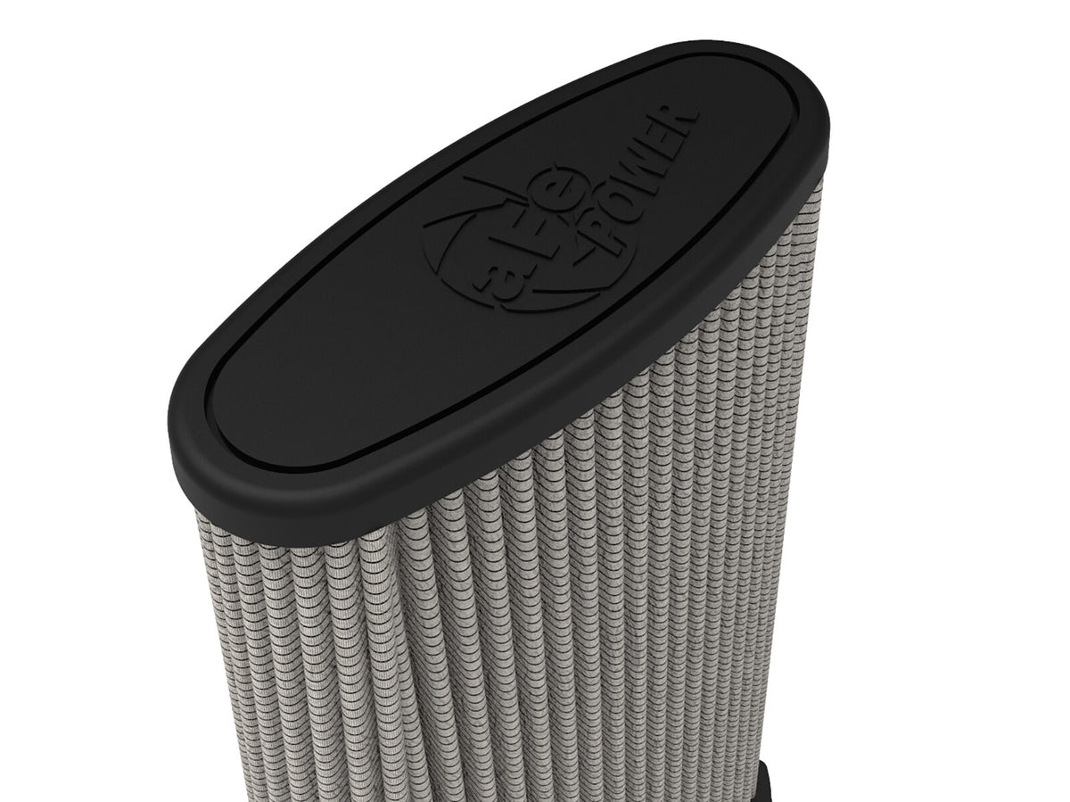Momentum Intake Replacement Air Filter w/ Pro Dry S Media (Pair) (5x2-1/4) Inch F (6-1/4x3-3/4) Inch B (5-1/4x2-1/4) Inch T x 11 Inch H aFe Power-5