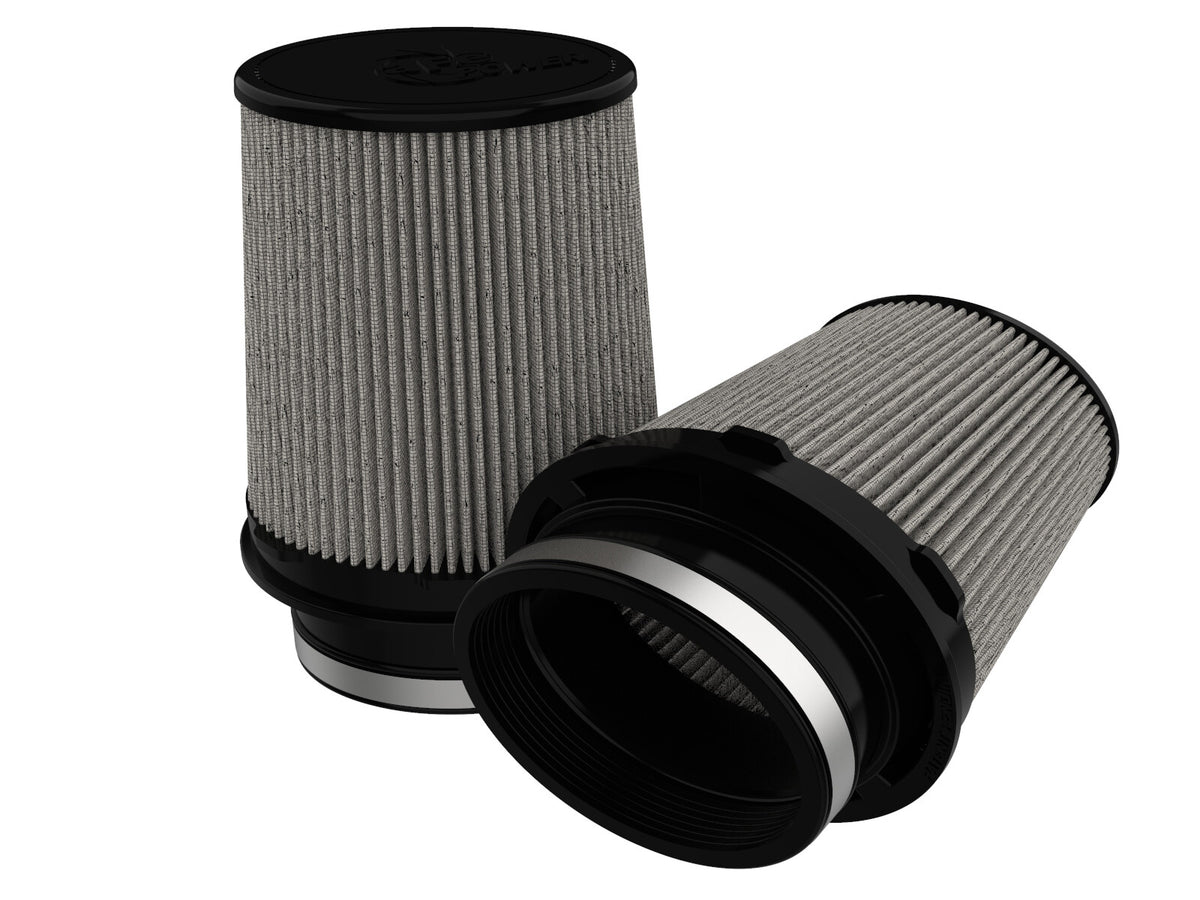 Momentum Intake Replacement Air Filter w/ Pro Dry S Media (Pair) (4-1/2x3) Inch F x (6x5) Inch B x (5x3-3/4) Inch T x 7 Inch H aFe Power