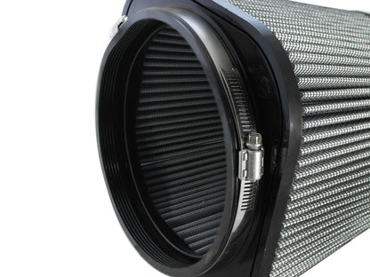 Magnum Force Intake Replacement Air Filter w/ Pro Dry S Media 7-1/8 Inch F x (8-3/4 x 8-3/4) Inch B x 7 Inch T (Inverted) x 6-3/4 Inch H aFe Power-3