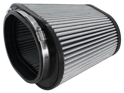 Magnum Force Intake Replacement Air Filter w/ Pro Dry S Media (5-1/4x7) Inch F x (6-3/8x10) Inch B x (4-1/2x6-3/4) Inch T (Inverted) x 8 Inch H aFe Power-2