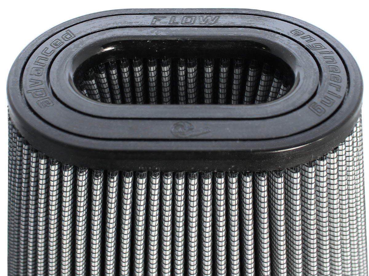 Magnum Force Intake Replacement Air Filter w/ Pro Dry S Media (5-1/4x7) Inch F x (6-3/8x10) Inch B x (4-1/2x6-3/4) Inch T (Inverted) x 8 Inch H aFe Power-4