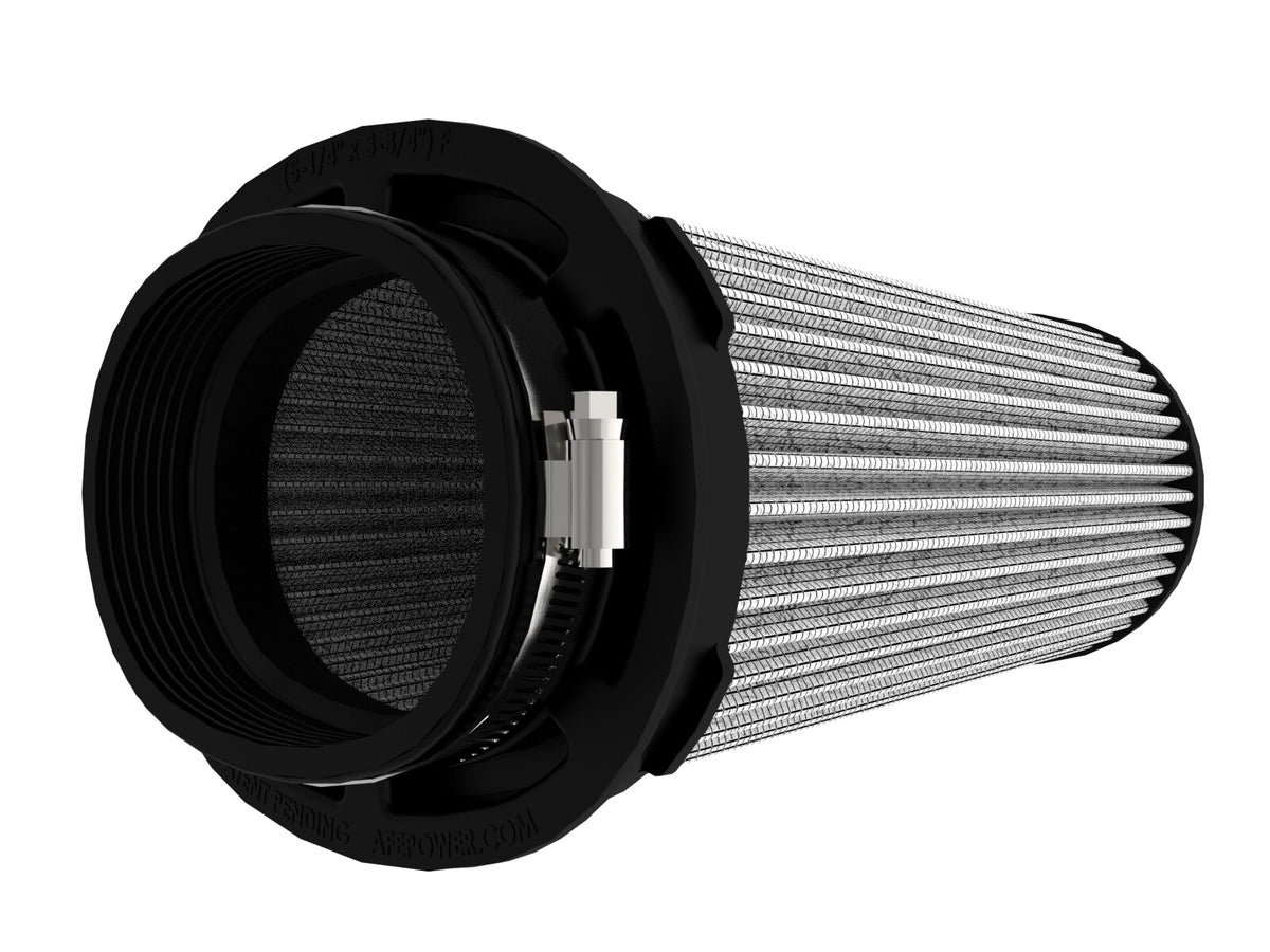 Momentum Intake Replacement Air Filter w/ Pro Dry S Media (5-1/4x3-3/4) Inch F x (7-3/8x5-7/8) Inch B x (4-1/2x4) Inch T (Inverted) x 8-3/4 Inch H aFe Power-1