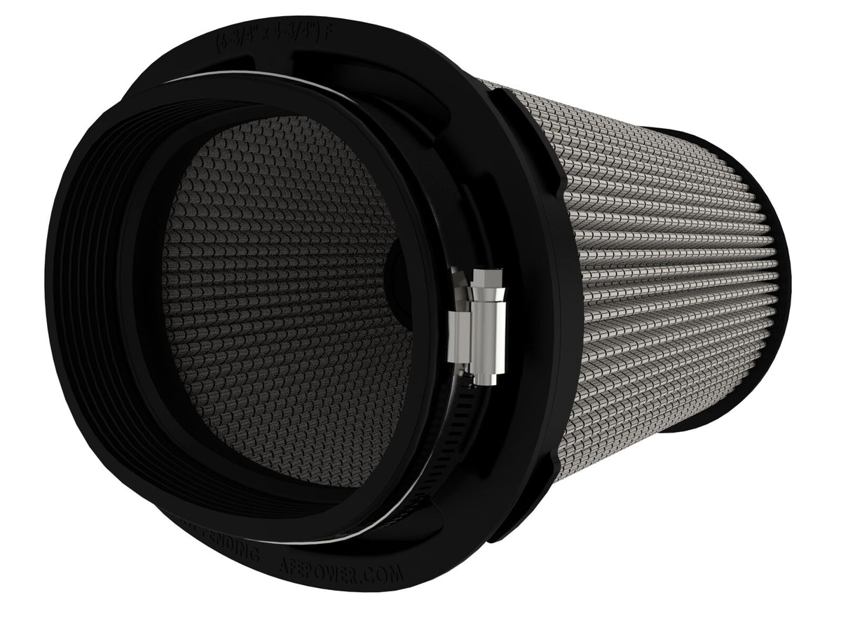 Momentum Intake Replacement Air Filter w/ Pro Dry S Media (6-3/4x4-3/4) Inch F x (8-1/4x6-1/4) Inch B x (7-1/4x5) Inch T x 7 Inch H aFe Power-1