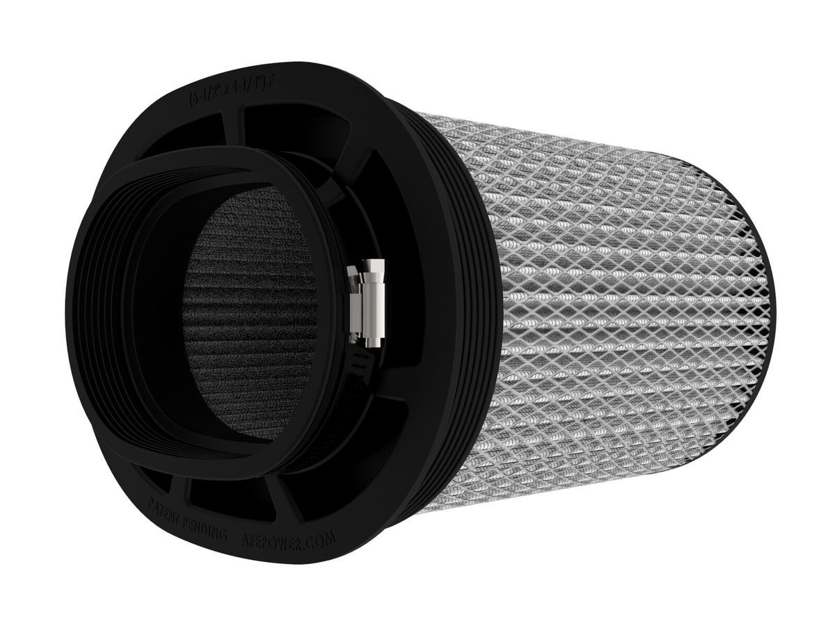 Momentum Intake Replacement Air Filter w/ Pro Dry S Media (6-1/2x4-3/4) Inch F x (9x7) Inch B x (9x7) Inch T (Inverted) x 9 Inch H aFe Power-1