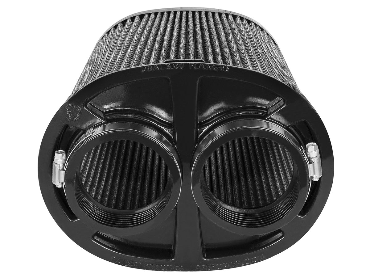 Momentum Intake Replacement Air Filter w/ Pro Dry S Media 3 Inch F (Dual) x (8-1/4 x 6-1/4) Inch B x (7-1/4 x 5) Inch T x 9 Inch H aFe Power-2