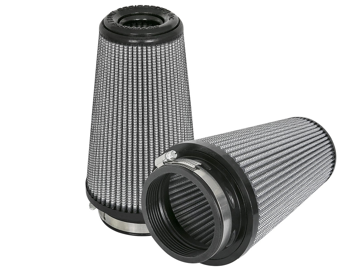 Magnum Force Intake Replacement Air Filter w/ Pro Dry S Media (Pair) 3-1/2 Inch F x 5 Inch B x 3-1/2 Inch T (Inverted) x 8 Inch H aFe Power