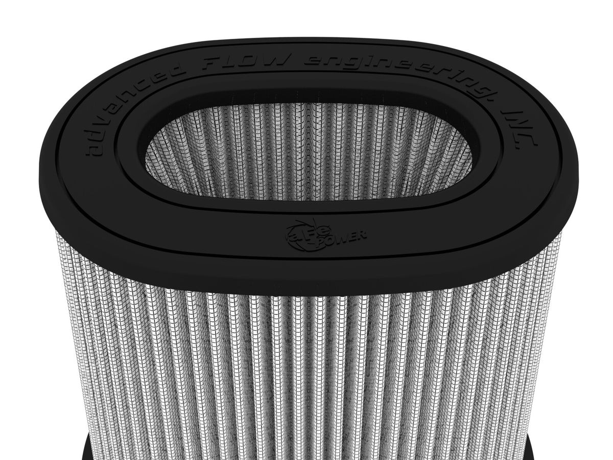 Momentum Intake Replacement Air Filter w/ Pro Dry S Media (6-3/4x4-3/4) Inch F x (8-1/4x6-1/4) x (7-1/4x5) Inch T (Inverted) x 7-3/4 Inch H aFe Power-3