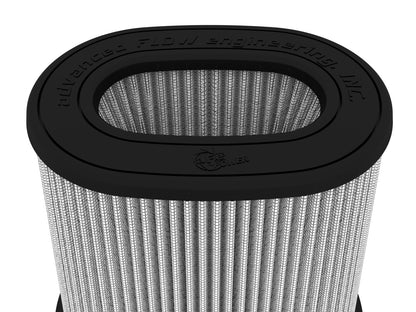 Momentum Intake Replacement Air Filter w/ Pro Dry S Media (6-3/4x4-3/4) Inch F x (8-1/4x6-1/4) x (7-1/4x5) Inch T (Inverted) x 7-3/4 Inch H aFe Power-3