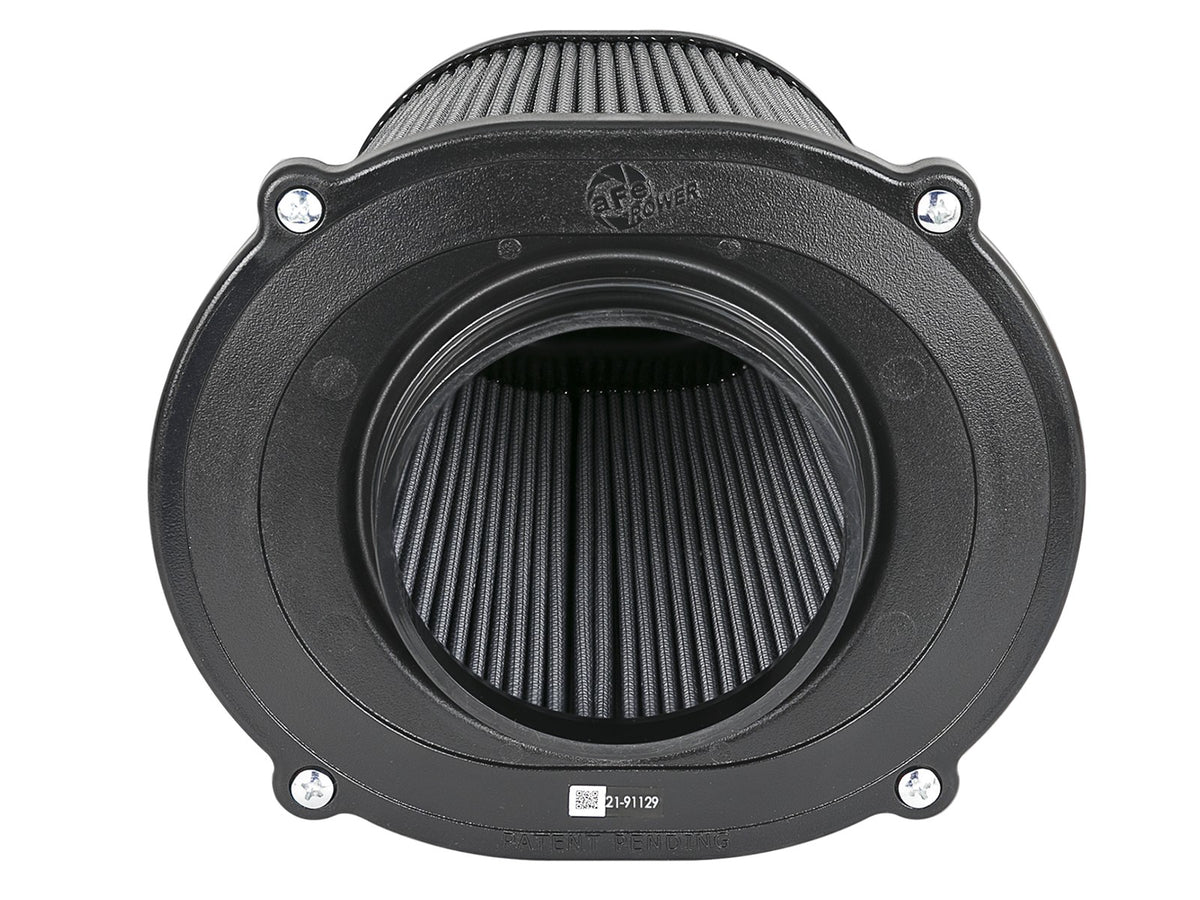 Quantum Intake Replacement Air Filter w/ Pro Dry S Media 5 Inch F x (10x8-3/4) Inch B x (6-3/4x5-1/2) T (Inverted) x 9 Inch H aFe Power-2