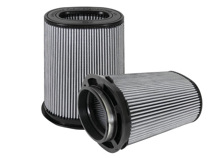Momentum Intake Replacement Air Filter w/ Pro Dry S Media (Pair) (6 x 4) Inch F x (8-1/4 x 6-1/4) Inch B x (7-1/4 x 5) Inch T (Inverted) x 10 Inch H aFe Power