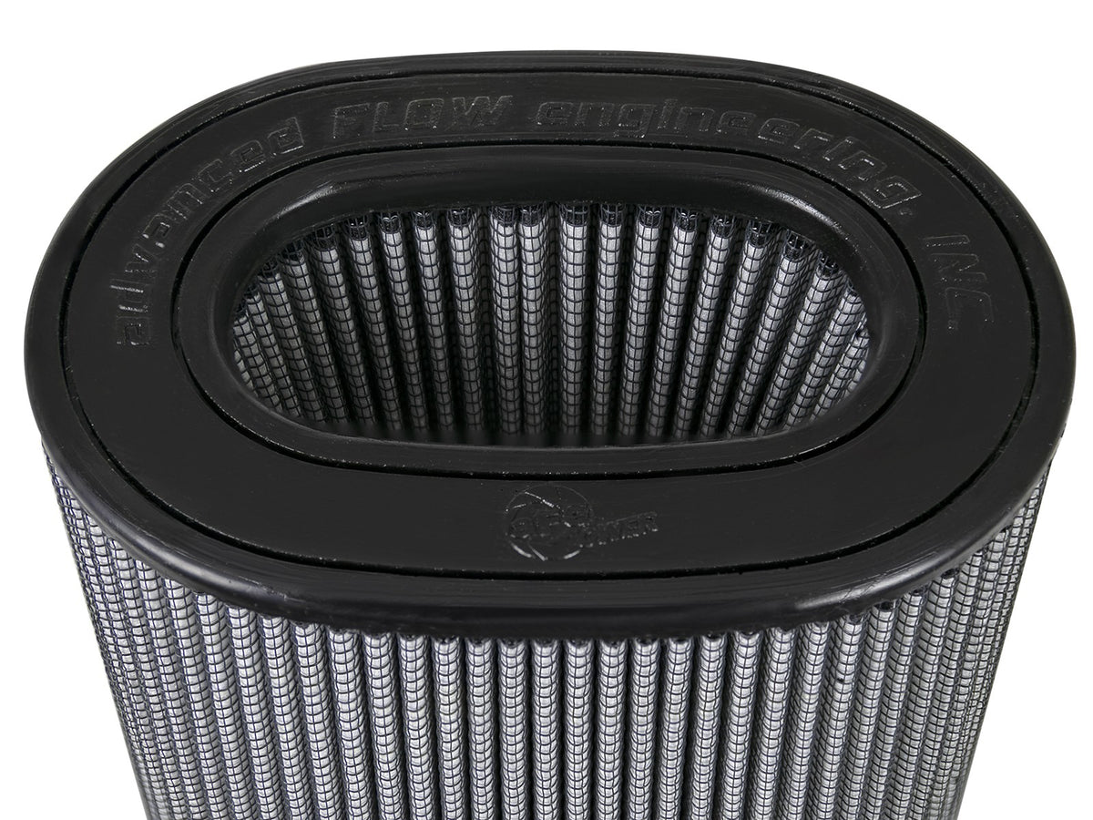 Momentum Intake Replacement Air Filter w/ Pro Dry S Media (Pair) (6 x 4) Inch F x (8-1/4 x 6-1/4) Inch B x (7-1/4 x 5) Inch T (Inverted) x 10 Inch H aFe Power-3