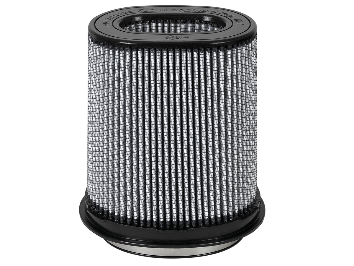 Momentum Intake Replacement Air Filter w/ Pro Dry S Media (6-3/4x4-3/4) F x (8-1/4x6-1/4) Inch B x (7-1/4x5) T (Inverted) X 9 Inch H aFe Power