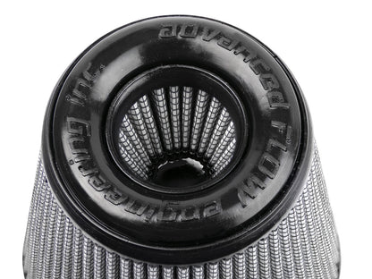 Magnum Force Intake Replacement Air Filter w/ Pro Dry S Media (Pair) 3-1/2 Inch F x (5-3/4x5) Inch B x 3-1/2 Inch T (Inverted) x 6 Inch H aFe Power-3
