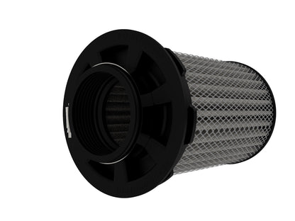 Momentum Intake Replacement Air Filter w/ Pro Dry S Media 2-1/2 Inch F x 4-1/2 Inch B x 4-1/2 Inch T (Inverted) x 7 Inch H aFe Power-1