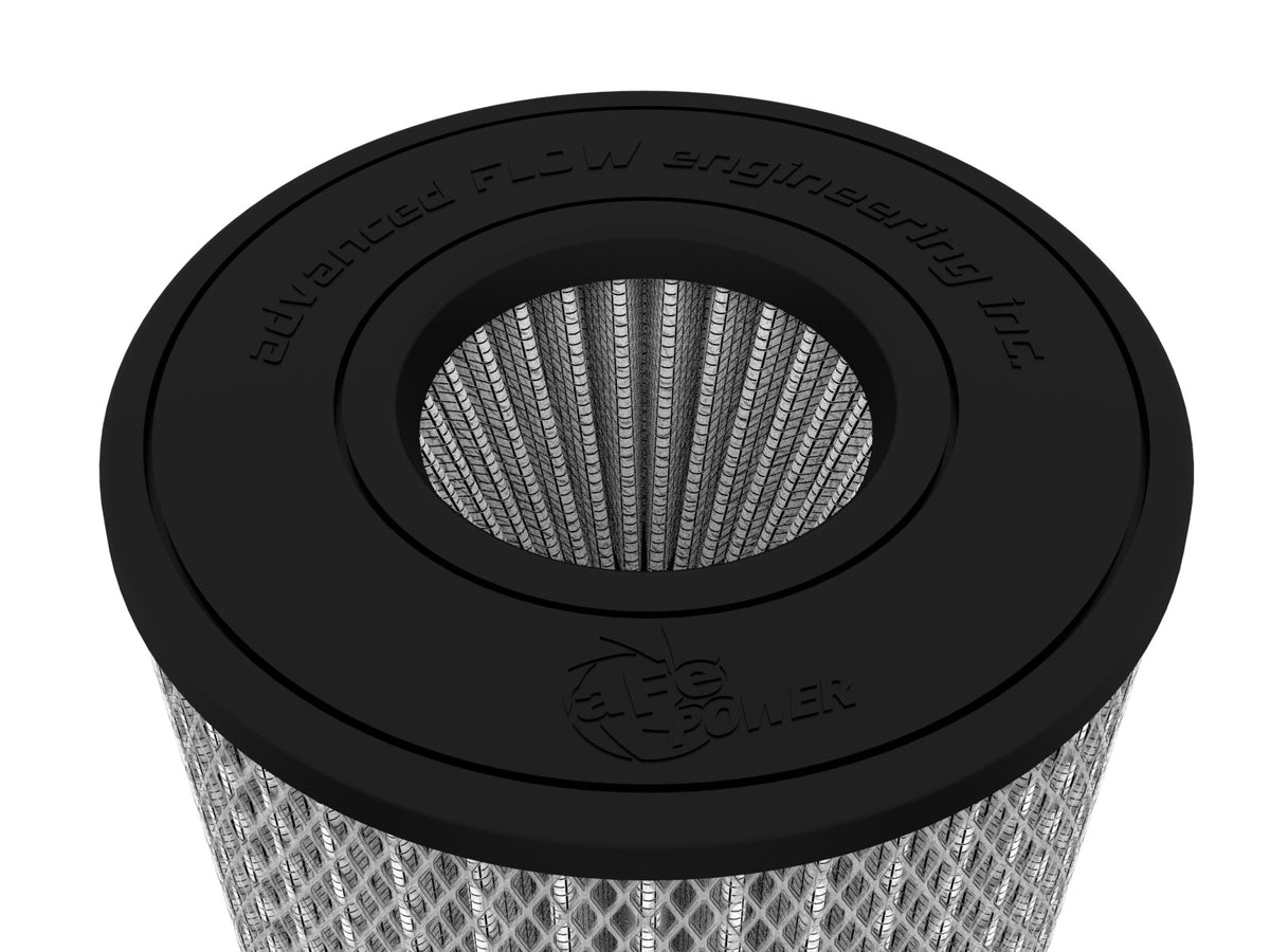 Momentum Intake Replacement Air Filter w/ Pro Dry S Media 4 Inch F x 6-1/2 Inch B x 6-1/2 Inch T (Inverted) X 8 Inch H aFe Power-3