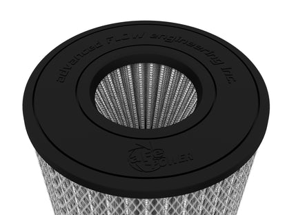 Momentum Intake Replacement Air Filter w/ Pro Dry S Media 4 Inch F x 6-1/2 Inch B x 6-1/2 Inch T (Inverted) X 8 Inch H aFe Power-3
