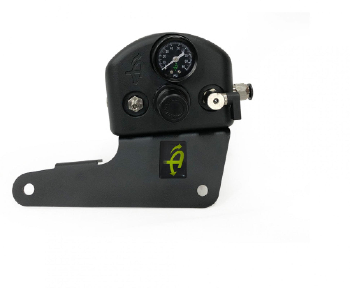 Jeep JK Tire Inflator System 4 Tire For 07-18 Wrangler JK W/Engine Mount With Box, Fittings, Hoses and Storage Bag Black Up Down Air