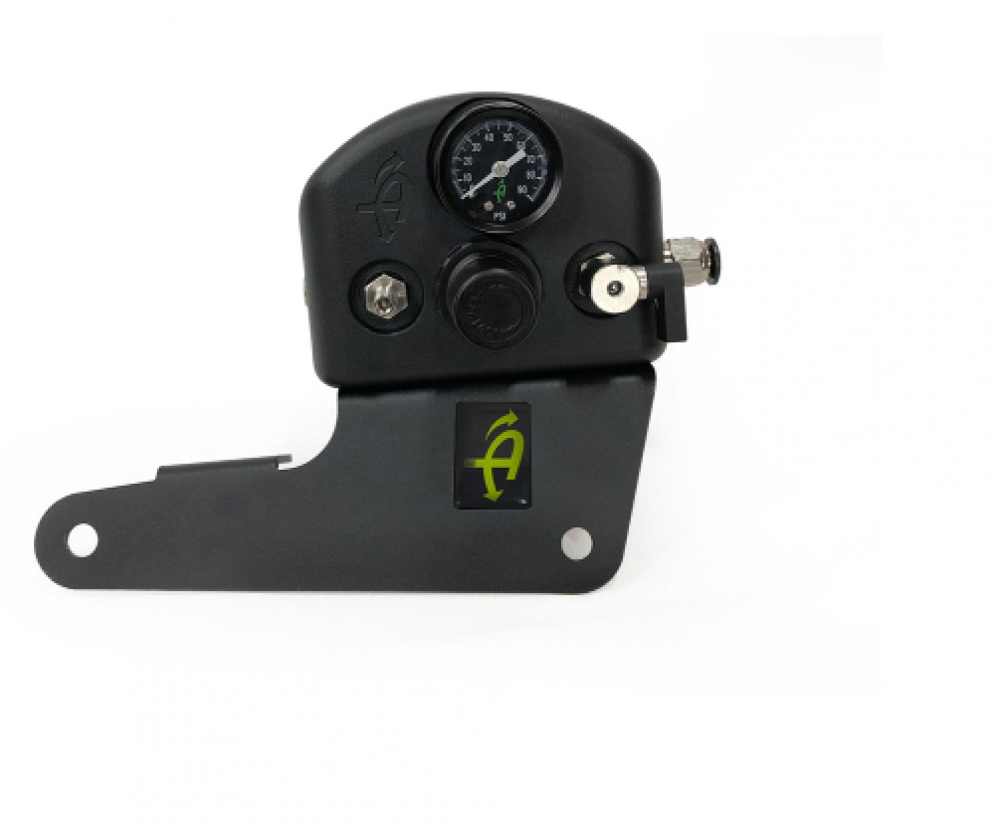 Jeep JK Tire Inflator System 4 Tire For 07-18 Wrangler JK W/Engine Mount With Box, Fittings, Hoses and Storage Bag Black Up Down Air