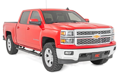 Oval Nerf Step Crew Cab Silverado/Sierra 1500/2500HD/3500HD (07-19 & Classic) Rough Country-1