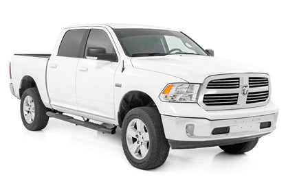 Oval Nerf Step Crew Cab Black Ram 1500/2500/3500 2WD/4WD (2010-2025 & Classic) Rough Country-1