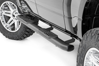 Oval Nerf Step Crew Cab Black Ram 1500 (19-26)/1500 TRX (21-24) Rough Country
