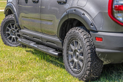 Oval Nerf Steps Black Ford Bronco Sport 4WD (2021-2026) Rough Country-5