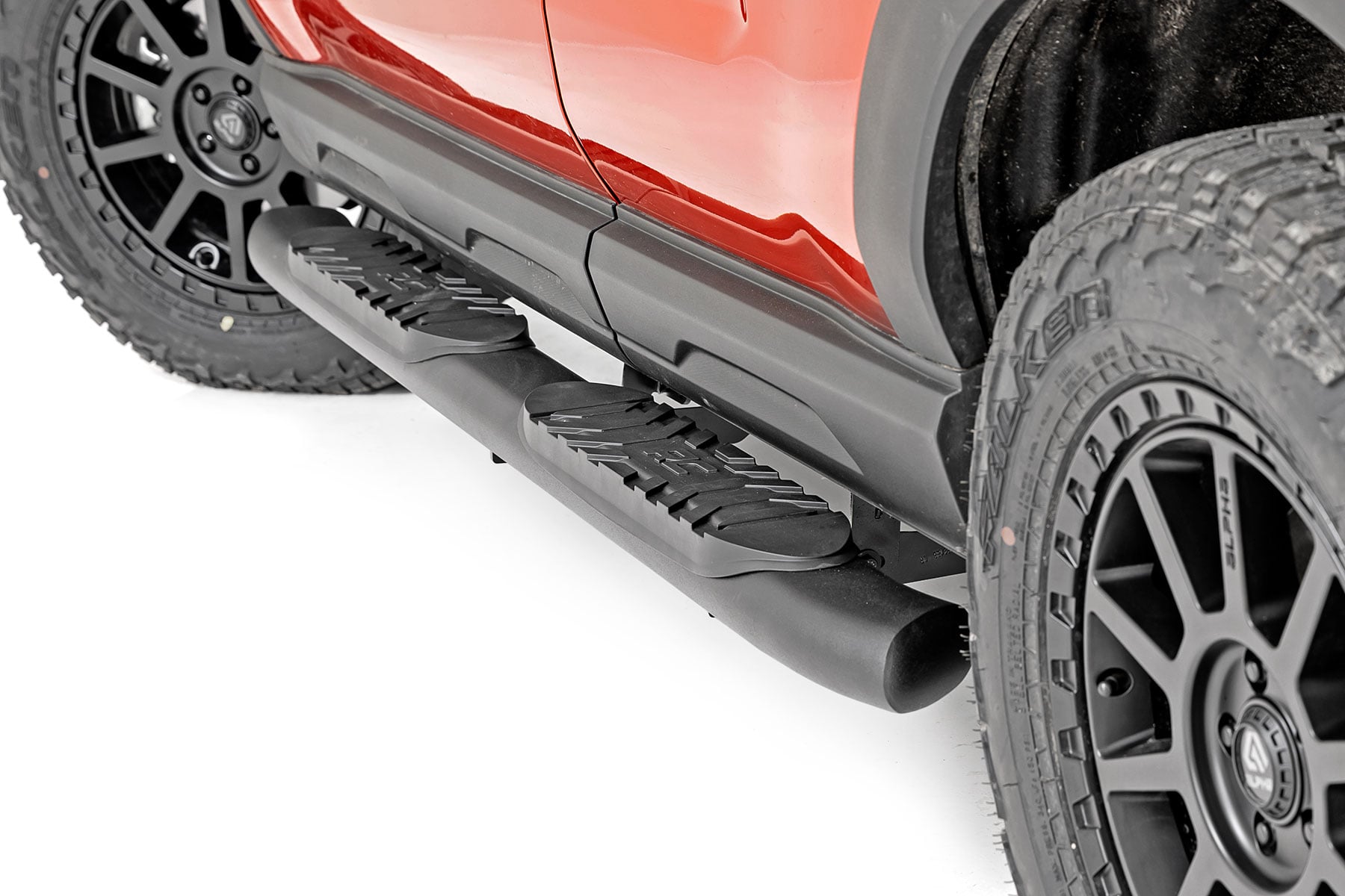 Oval Nerf Steps Black Ford Bronco Sport 4WD (2021-2026) Rough Country-3