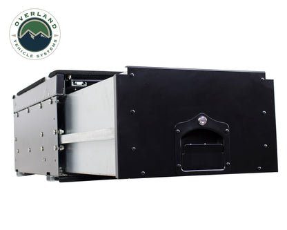 Camping Cargo Box With Slide Out Drawer & Working Station Overland Vehicle Systems-8
