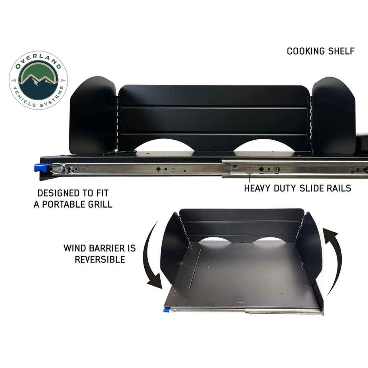 Cargo Box Kitchen With Slide Out Sink, Cooking Shelve and Slide Out Work Station Overland Vehicle Systems-1