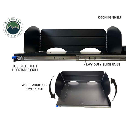 Cargo Box Kitchen With Slide Out Sink, Cooking Shelve and Slide Out Work Station Overland Vehicle Systems-1